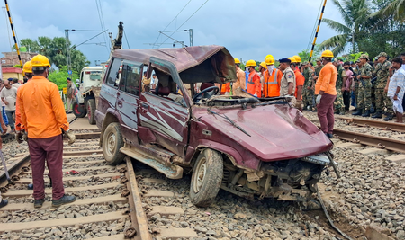 School van-train crash: Death toll rises to 5; Bengal govt, Railways announce compensation