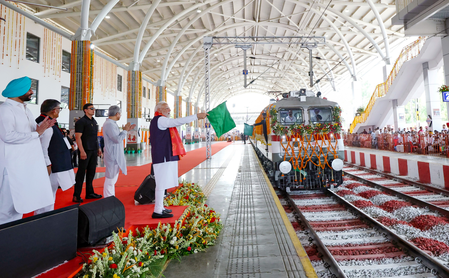 PM Modi e-inaugurates four redeveloped railway stations in Gujarat