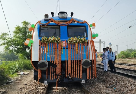 Jind welcomes India’s first hydrogen train, locals call it ‘historic milestone’ for Haryana Jind welcomes India’s first hydrogen train, locals call it ‘historic milestone’ for Haryana