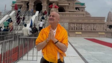 Anupam Kher wraps first schedule of ‘Shri Ram Bhoomi’ in Ayodhya, says ‘a part of me stayed behind’ Anupam Kher wraps first schedule of ‘Shri Ram Bhoomi’ in Ayodhya, says ‘a part of me stayed behind’