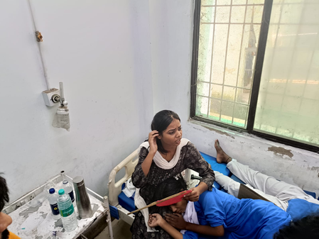 Bihar: Many students faint after gas pipeline ruptures in Muzaffarpur, hospitalised