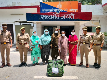 Noida: Five women held for drug smuggling, 6.1 kg cannabis seized