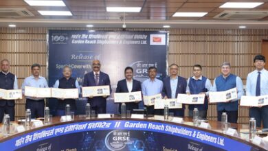 GRSE celebrates Navratna status milestone with special cover release