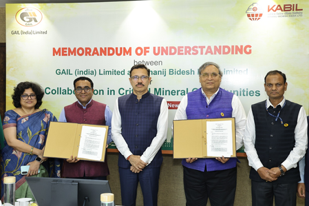 GAIL, KABIL sign MoU to collaborate on critical minerals, strengthen India’s resource security GAIL, KABIL sign MoU to collaborate on critical minerals, strengthen India’s resource security