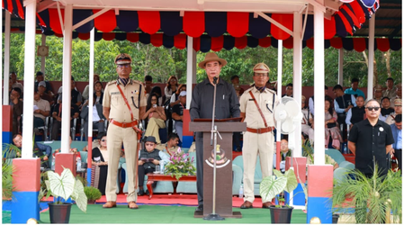 Efficient police force vital for peaceful society: Mizoram CM Efficient police force vital for peaceful society: Mizoram CM