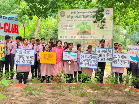 DDA plants 6.62 lakh saplings out of targeted 23 lakh this season DDA plants 6.62 lakh saplings out of targeted 23 lakh this season