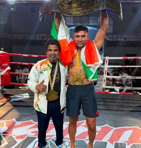 Sangram Singh becomes first Indian to win Asian Championship title after defeating Pakistani fighter Mohammad Abid Sangram Singh becomes first Indian to win Asian Championship title after defeating Pakistani fighter Mohammad Abid