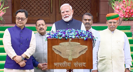 PM Modi hails Skyroot’s 28-year-old team, says ‘not talking about 56-year-old youth’