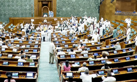 ‘Draining public exchequer’: Parliament Monsoon Session’s first day lost to chaos ‘Draining public exchequer’: Parliament Monsoon Session’s first day lost to chaos