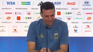 Argentina boss Scaloni leaves press conference in tears after World Cup heartbreak Argentina boss Scaloni leaves press conference in tears after World Cup heartbreak