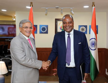 CEC Gyanesh Kumar, Ambassador of Benin discuss poll management, training CEC Gyanesh Kumar, Ambassador of Benin discuss poll management, training