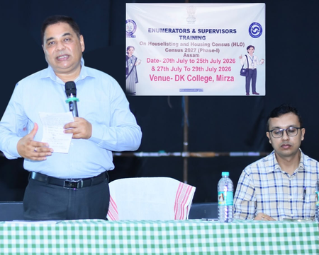 Census 2027 house listing training begins in Assam Census 2027 house listing training begins in Assam