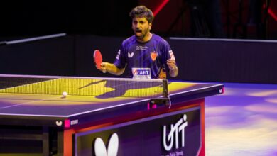 UTT Season 7: Captain Sathiyan steers Dabang Delhi to crucial 9-6 win over Ahmedabad UTT Season 7: Captain Sathiyan steers Dabang Delhi to crucial 9-6 win over Ahmedabad