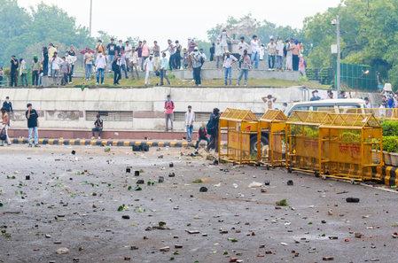 Delhi Police file FIR after attack on RAF personnel during CJP protest; 10 cases registered so far Delhi Police file FIR after attack on RAF personnel during CJP protest; 10 cases registered so far