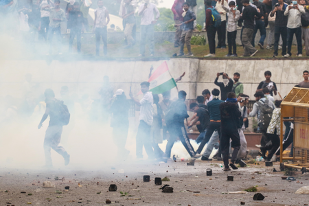 Violence at CJP protest: Delhi Police to investigate possible ‘conspiracy’ behind clashes Violence at CJP protest: Delhi Police to investigate possible ‘conspiracy’ behind clashes