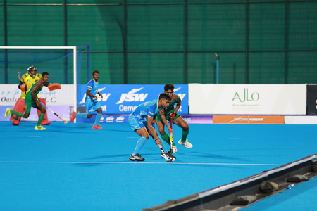 Dominant wins for Indian men’s and women’s teams on opening day of Youth Hockey5s Asian C’ship Dominant wins for Indian men’s and women’s teams on opening day of Youth Hockey5s Asian C’ship