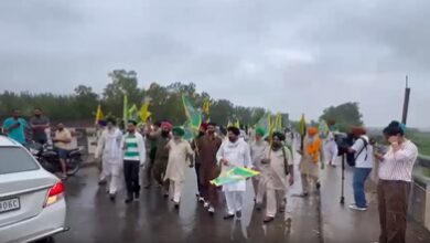 Haryana Police seal Shambhu border; hundreds of farmers from Punjab stopped Haryana Police seal Shambhu border; hundreds of farmers from Punjab stopped