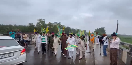 Haryana Police seal Shambhu border; hundreds of farmers from Punjab stopped Haryana Police seal Shambhu border; hundreds of farmers from Punjab stopped