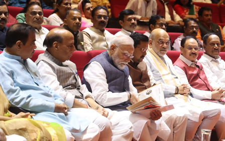 Paper leak issue discussed at NDA’s Mangal Milan; PM Modi calls it matter of concern for entire nation Paper leak issue discussed at NDA’s Mangal Milan; PM Modi calls it matter of concern for entire nation