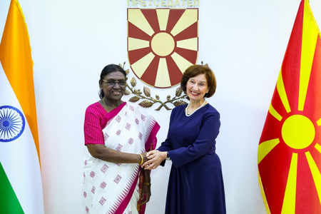 President Murmu, North Macedonia counterpart discuss new avenues for cooperation