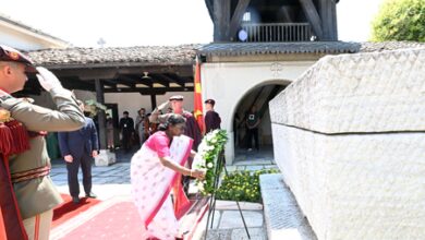President Murmu pays tribute to Goce Delchev in North Macedonia’s Skopje President Murmu pays tribute to Goce Delchev in North Macedonia’s Skopje
