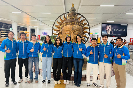 Indian fencing squad departs for Senior World Championships 2026 in Hong Kong Indian fencing squad departs for Senior World Championships 2026 in Hong Kong