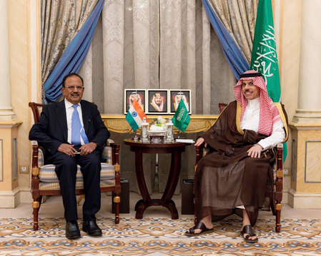 NSA Doval discusses enhancing energy security, protecting maritime corridors during Riyadh visit NSA Doval discusses enhancing energy security, protecting maritime corridors during Riyadh visit