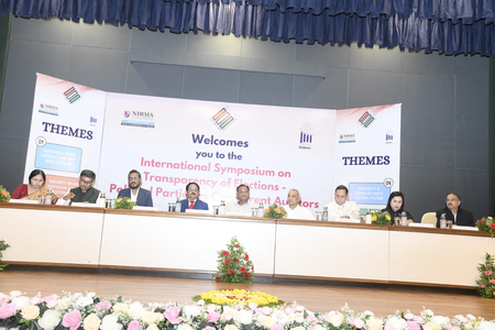 Gujarat: Symposium examines role of political parties in strengthening electoral transparency Gujarat: Symposium examines role of political parties in strengthening electoral transparency