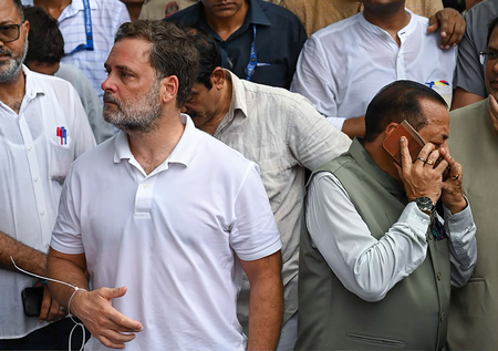 Minister slams Rahul’s ‘flip-flop’ over stir at PM’s house, assures govt’s readiness to debate NEET, other issues
