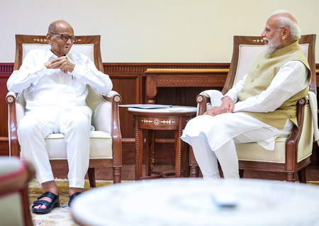 Pawar says his talks with PM Modi paved way for Pradhan’s exit