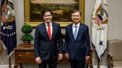 South Korean, US FMs meet on sidelines of ASEAN meetings amid pending alliance issues South Korean, US FMs meet on sidelines of ASEAN meetings amid pending alliance issues