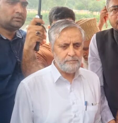 Mian Altaf Ahmad safe after landslide hits convoy vehicle in J&K’s Poonch