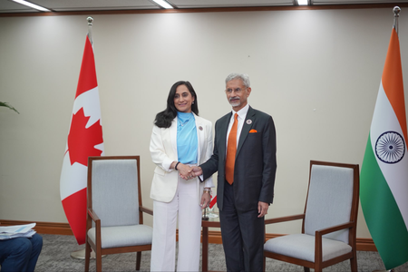 EAM Jaishankar meets Canadian counterpart Anita Anand, says ‘India-Canada cooperation steadily growing’ EAM Jaishankar meets Canadian counterpart Anita Anand, says ‘India-Canada cooperation steadily growing’