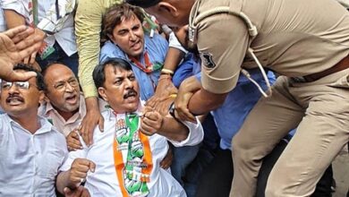 Gujarat Cong chief among 100 detained during NEET protest in Ahmedabad