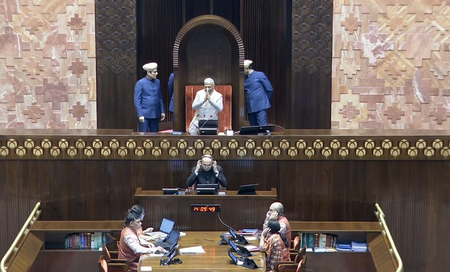 Rajya Sabha adjourned for the day amid continued Oppn uproar on paper leak issue Rajya Sabha adjourned for the day amid continued Oppn uproar on paper leak issue