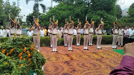 Tripura DGP Anurag cremated with full state honours in UP Tripura DGP Anurag cremated with full state honours in UP