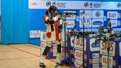 ISSF Shooting: Olympic champs Sheng, Zhang finish 1-2 in men’s 10m air rifle final at World Cup (Ld) ISSF Shooting: Olympic champs Sheng, Zhang finish 1-2 in men’s 10m air rifle final at World Cup (Ld)