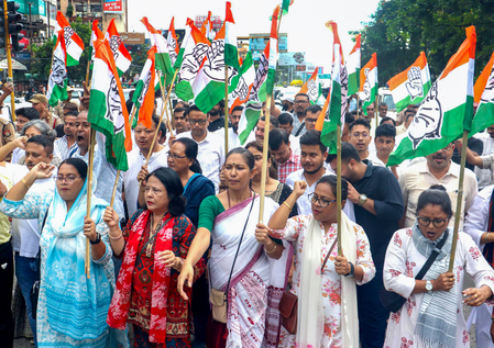 Assam Congress seeks Dharmendra Pradhan’s resignation over NEET row