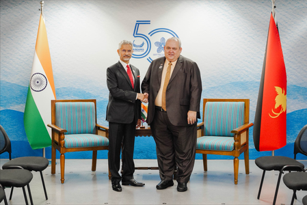 EAM Jaishankar holds bilateral talks with Foreign Ministers of PNG, Brunei EAM Jaishankar holds bilateral talks with Foreign Ministers of PNG, Brunei