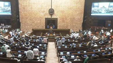 RS adjourned again for an hour as Oppn continues uproar on paper leak issue