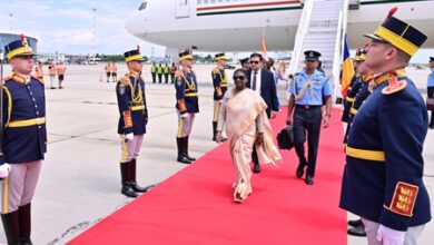 President Murmu arrives in Bucharest on last leg of three-nation visit President Murmu arrives in Bucharest on last leg of three-nation visit