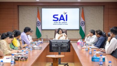 MoS Raksha Khadse chairs high-level meeting on strengthening Maharashtra’s sports ecosystem MoS Raksha Khadse chairs high-level meeting on strengthening Maharashtra’s sports ecosystem