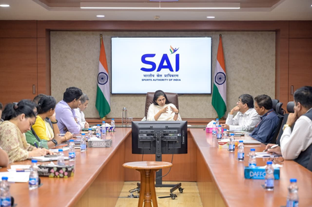 MoS Raksha Khadse chairs high-level meeting on strengthening Maharashtra’s sports ecosystem MoS Raksha Khadse chairs high-level meeting on strengthening Maharashtra’s sports ecosystem