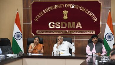 Gujarat CM chairs late-night rain review; Dy CM heads to flood-hit Valsad Gujarat CM chairs late-night rain review; Dy CM heads to flood-hit Valsad