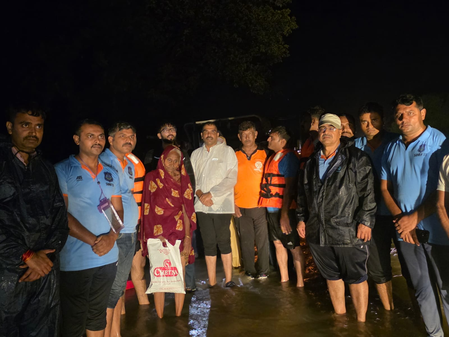 Nitin Nabin receives Gujarat flood update, BJP sets up round-the-clock helpline Nitin Nabin receives Gujarat flood update, BJP sets up round-the-clock helpline