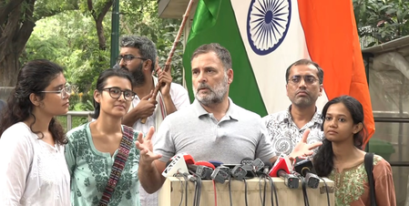 Students’ demands non-negotiable, won’t back off despite detention, threats: Rahul Gandhi Students’ demands non-negotiable, won’t back off despite detention, threats: Rahul Gandhi