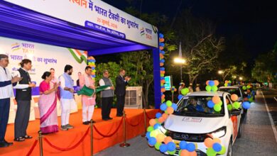 Bharat Taxi represents transformational change in cooperative sector, says MoS Mohol as Raj CM launches taxi services in Jaipur Bharat Taxi represents transformational change in cooperative sector, says MoS Mohol as Raj CM launches taxi services in Jaipur