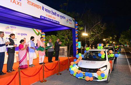 Bharat Taxi represents transformational change in cooperative sector, says MoS Mohol as Raj CM launches taxi services in Jaipur Bharat Taxi represents transformational change in cooperative sector, says MoS Mohol as Raj CM launches taxi services in Jaipur