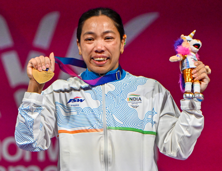 CWG 2026: Mirabai credits family, coach after record-breaking third straight gold