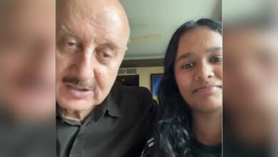 Anupam Kher gifts a special surprise to Satish Kaushik’s daughter Vanshika on her birthday